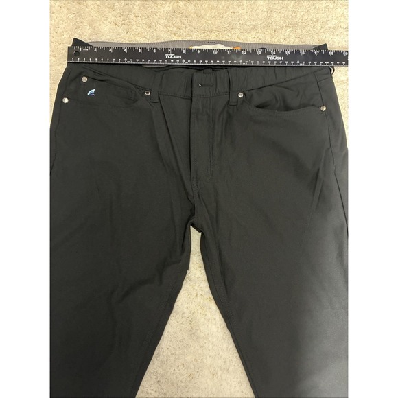 Tailor Vintage Mens Luxe Performance Pants Slim Fit Pants Black 36X30 - Picture 6 of 7
